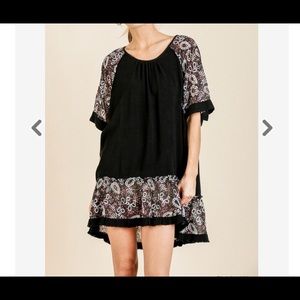 💥SALE💥Umgee - Bell Short Sleeved Mini Dress